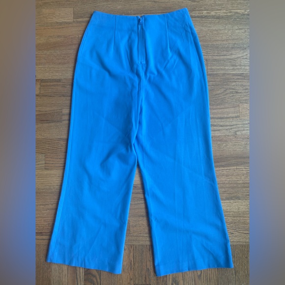 NWT-Alice and Olivia wild leg long pant in blue size 10 - Picture 3 of 8